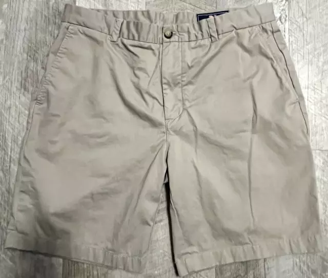 Vineyard Vines Shorts Mens Size 36 Khaki Beige Golf Chino Casual Outdoors Mens