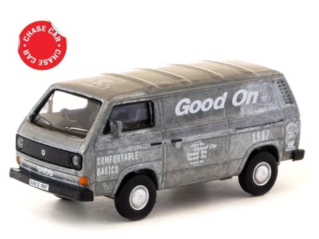 VW Volkswagen T3 Panel Van - Good On  - CHASE CAR - Tarmac / Schuco 1:64