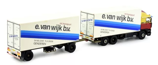 TEKNO - DAF 3600 6x2 straight truck with trailer 1+1 Axles Transport E. VAN W... 3