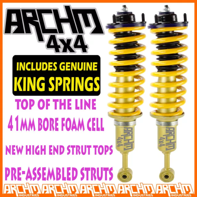 FRONT ARCHM4x4 LIFT KIT SPRINGS STRUTS SHOCK ABSORBER FOR FORD RANGER PX 2011-ON