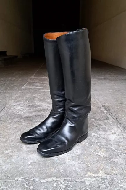 Leather Horse Riding Boots size UK8  |  Stivali equitazione n. 42