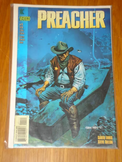 Preacher #11 Vol 1 Dc Vertigo Comic Garth Ennis Fabry February 1996