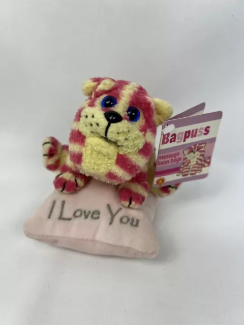 bagpuss soft toy On Cushion Pillow I Love You Plush With Tags