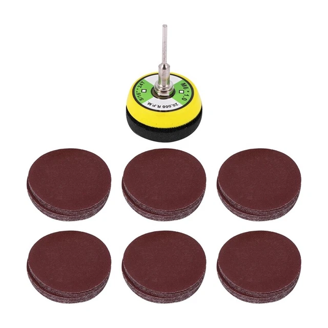 60 Pcs Sanding Grinding Wheel With 50Mm Polishing Pad Adapter, Grits Grindir