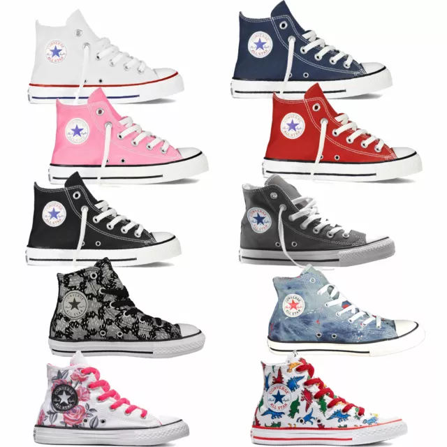 Converse Chuck Taylor All Star Hi Kinder-Schuhe Chucks Stoff Sneaker Stoffschuhe