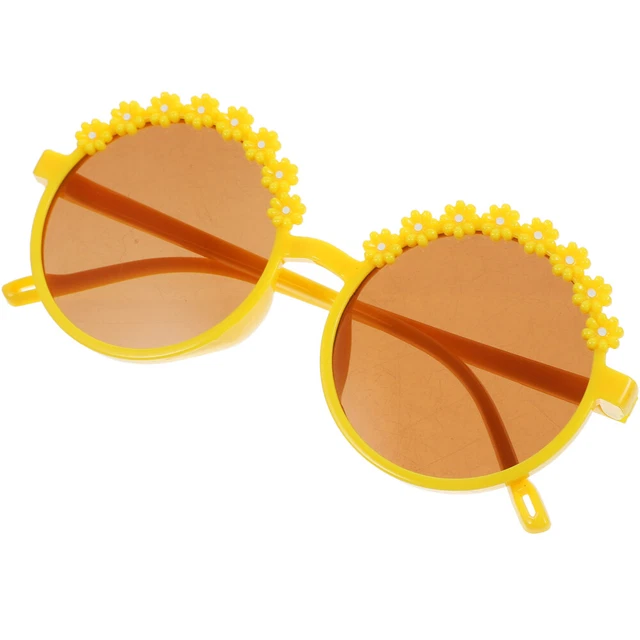 LICHENGTAI Fasce per Capelli con Fiocco per Neonata Occhiali da Sole a Fiori per Bambini Elastica Accessori Fasce per Capelli per Bambini Fascia Capelli per Fotografie e Feste