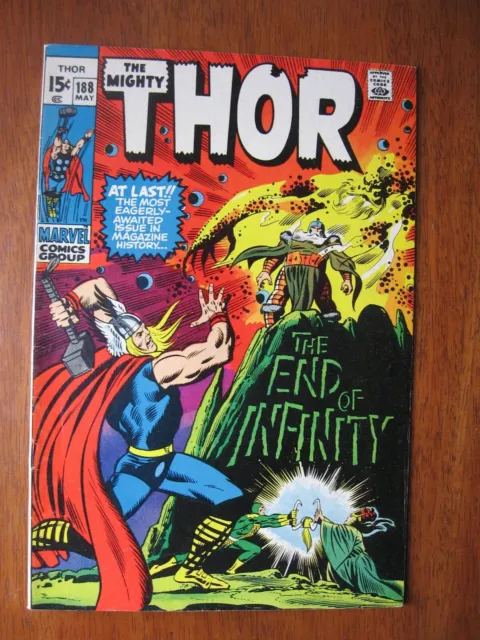 MIGHTY THOR #188 Marvel Comic Book 1971 Very Nice Mid-Grade Classic