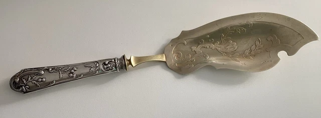 Pelle à tarte - argent massif - orfèvrerie Wolfers
