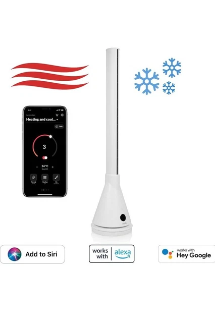 Princess Smart Heating & Cooling Tower Fan with App Voice & Remote control 2000W