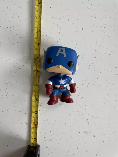 Marvel Captain America Funko Pop Vinyl Figure Loose Unboxed 2011 Toy Bobblehead