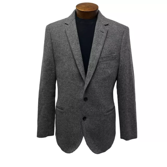 J. Crew Ludlow x Moon Men's 42R Blazer Jacket Yorkshire Tweed Wool Gray 2 Button