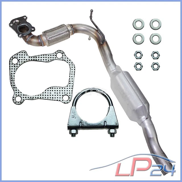 Ligne D’échappement Complète Pour Skoda Fabia 1.0 1.4 8V 16V 1999-2008 – Silencieux Avant Et Arrière, Kit De Montage Inclus