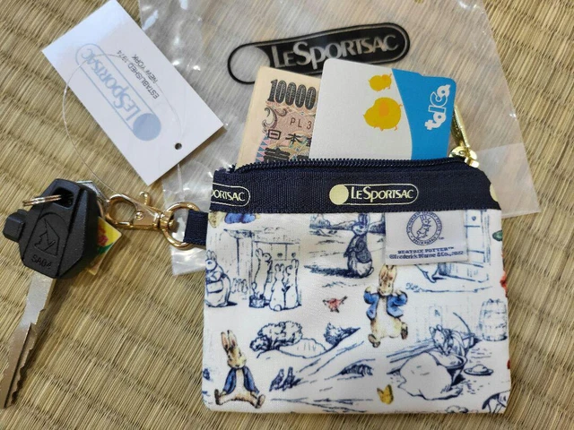 Peter Rabbit× LeSportsac Rabbit Coin Case Key Pouch Coin Purse Card