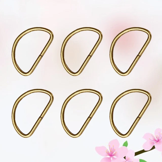 100 PIEZAS Ganchos De Acero Inoxidable Hebilla D Collares Para Perros Timbres