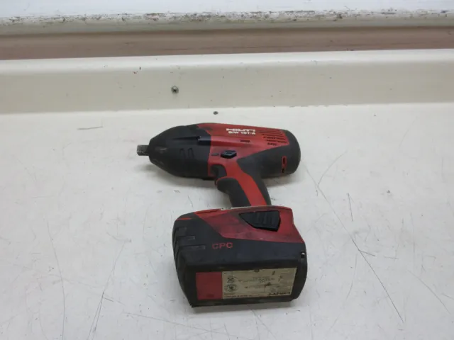 Hilti SIW 18T-A 1/2" High Torque Impact Wrench w/ B18/2.6 Battery Working Used