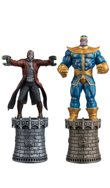 Marvel Jeu d'Échecs Thanos et Starlord Figurines Collection Eaglemoss Comics BD 3