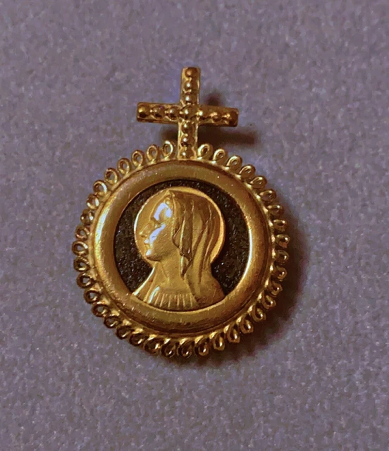 FAMA.store Pendentif en forme de croix d'Ankh - Clé de la vie - Or jaune massif