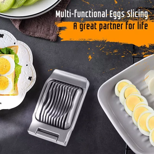 Stainless Steel Boiled Eggs Slicer Section Cutter Mushroom Tomato Cutter Kitchen Tool