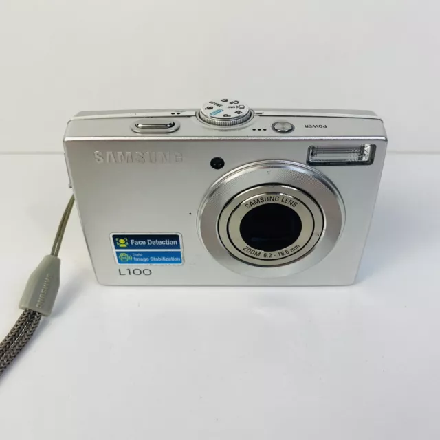Samsung L100 Silver Digital Camera - Screen Not Working - Fast Free Post
