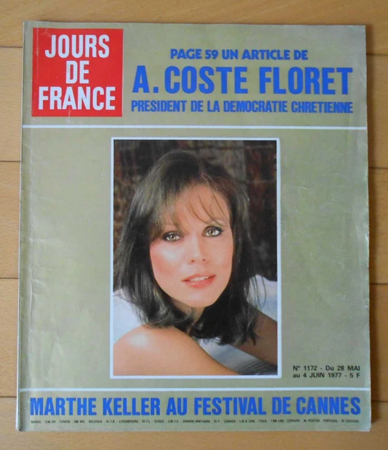►Jdf 1172/1977 - Marthe Keller - Josephine Baker - Maurice Ronet - Dewaere