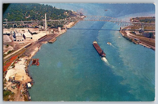 Port Huron, Michigan MI - Michigan Thumb Scenery - Vintage Postcard - Unposted