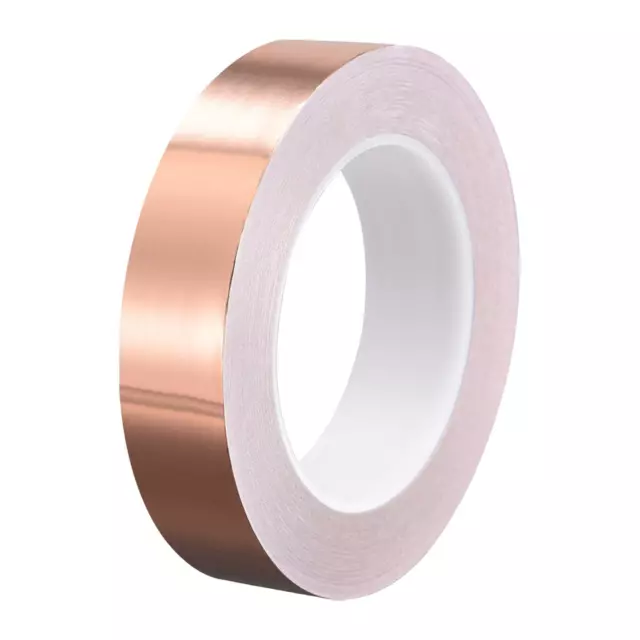 Single-Sided Conductive Tape Copper Foil Tape 25mm x 30m/98.4ft 1pcs