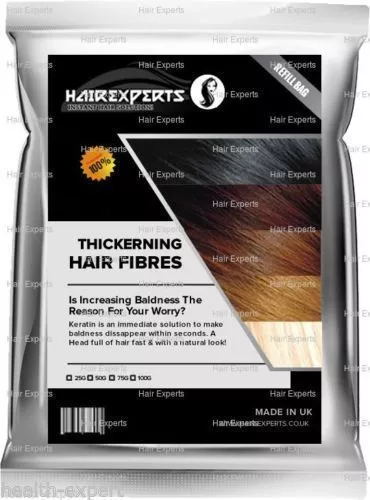 Hair Thickening Fibres | Hair Loss & Balding | 100% Natural Keratin | 4 Shades