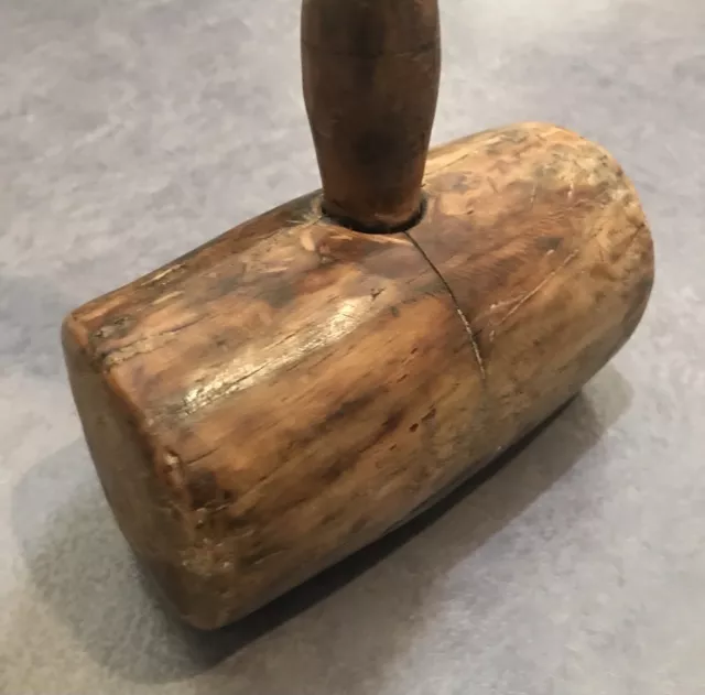 OUTIL ANCIEN Marteau Maillet Sculpteur Menuisier Hammer Old Tool