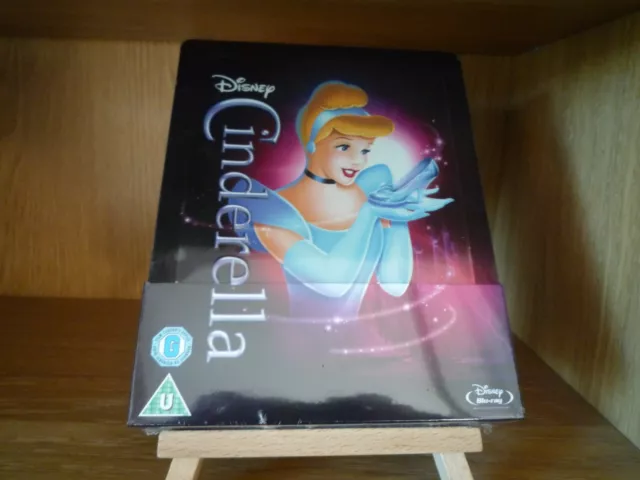 CINDERELLA (1950) Zavvi Exclusive Limited Ed. Blu Ray UK Steelbook. Like New!