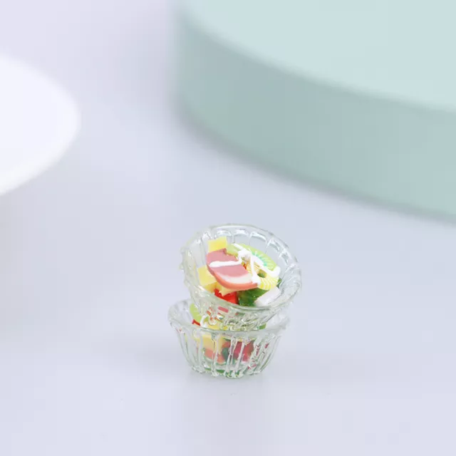 1:12 Dollhouse Miniature Mini Vegetable Salad Model Kitchen Accessories Toys SN❤