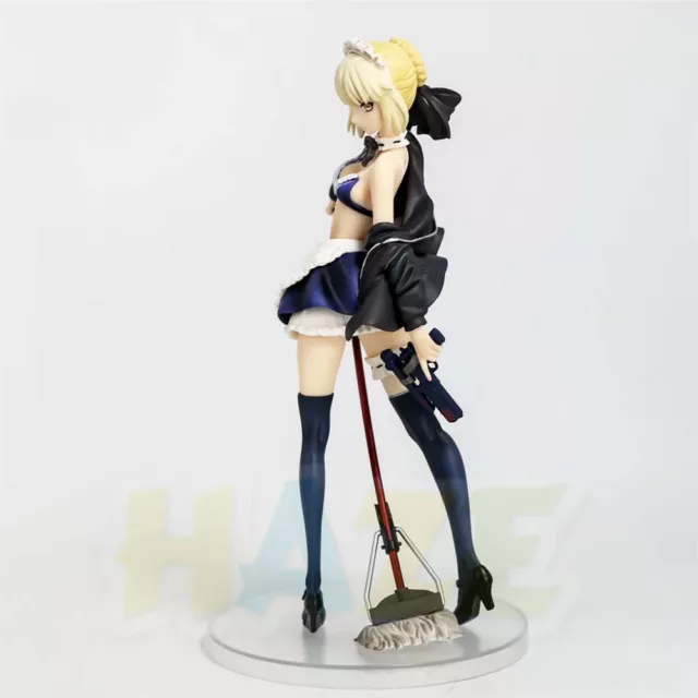 Anime Fate/stay night Saber Maid Swimsuit Ver. Figure Model Toy PVC no Box 24cm 3