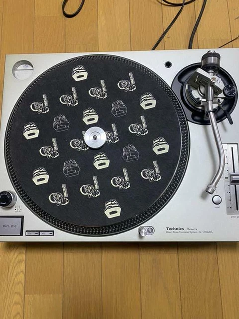 Technics SL-1200 MK5 Black with Dust Cover Direct Drive DJ Turntable System Used