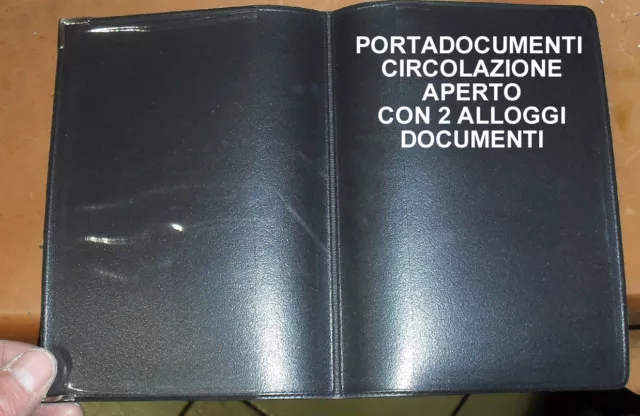 PORTA DOCUMENTI CIRCOLAZIONE AUTO ASSICURAZIONE  ETC ETC colore a sorpresa 3