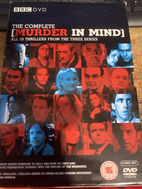BBC THE MURDER In Mind COMPLETE DVD BOX SET SERIES 1 2 AND 3 £2.99 ...