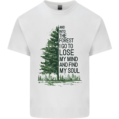 Into the Forest Outdoors Trekking Hiking Kids T-Shirt Childrens