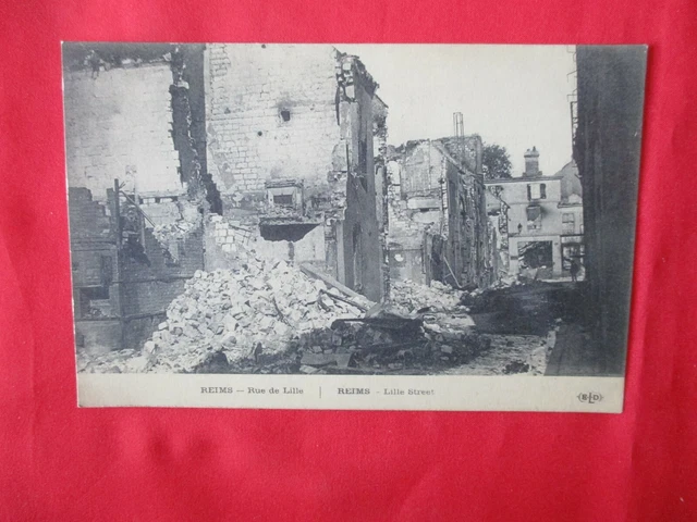 Cpa Marne 51 Reims Rue De Lille