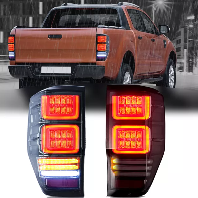 LED Rückleuchten für Ford Ranger T6 T7 T8 2012-2020 2021 mit sequentiellen Blin