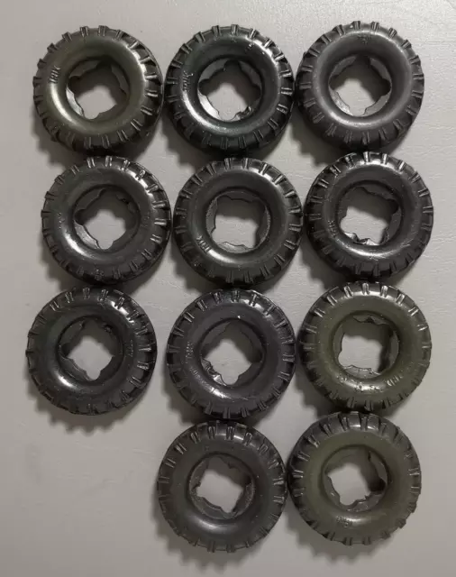 Trix Metallbaukasten Bausatzt 11 x Gummi Reifen Zubehör  Ø ca. 5,5 cm ohne OVP
