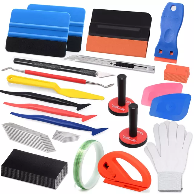 Auto Foil Tool Set Car Vinyl Tool Kit Folien Squeegee Set for Tint Film Car Wrap