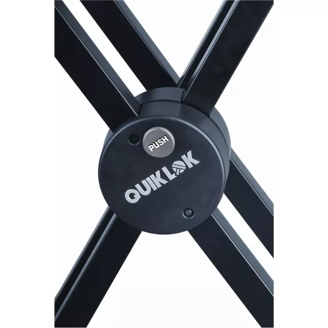 Quiklok Ql742 Supporto A X per Tastiera 2 Livelli Doppio 2