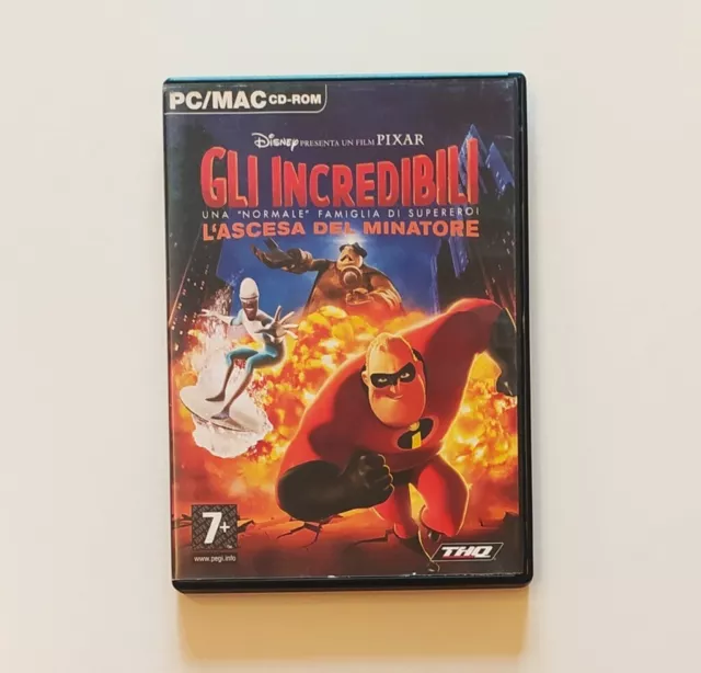 Gli Incredibili L'Ascesa del minatore PC CD DVD-Rom Disney Pixar