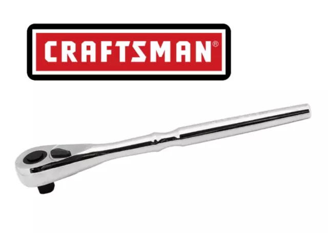 Ratchet-Craftsman- New / Polished Chrome 3/8 " Drive Quick Release #99964 2