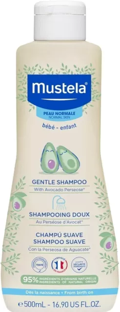 Mustela Gentle Shampoo Delicate Hair 500ml- Brand new