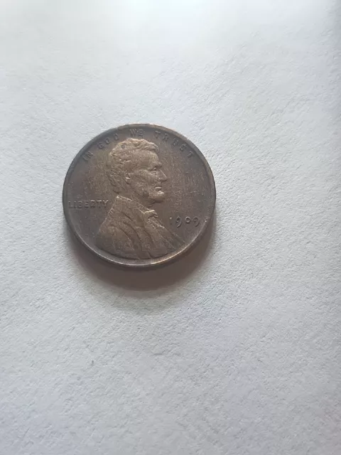1909 VDB Lincoln Wheat Penny One Cent