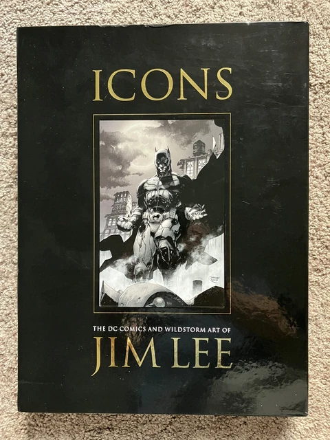 Icons: DC Comics & Wildstorm Art Of Jim Lee (HCDJ, Slipcase) Signed/Numbered! VF