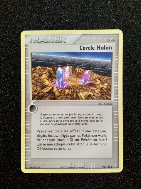 2007 Unco Ex Crystal Keepers Holon Circle Pokemon Card FR EX #95