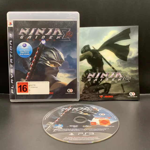 Ninja Gaiden Sigma 2 - Playstation PS3 Game + Manual - Free Post