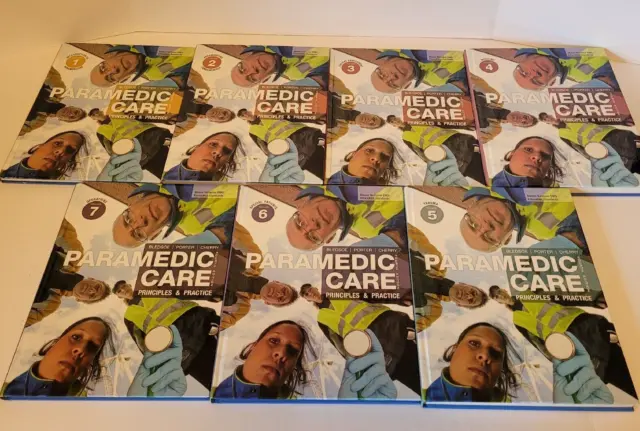 Paramedic Care Principles And Practice 4th Edition (2013, Hardcover) 7 Book Set