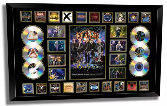 Def Leppard 2018 Hysteria Tour Signed Limited Edition Framed Memorabilia