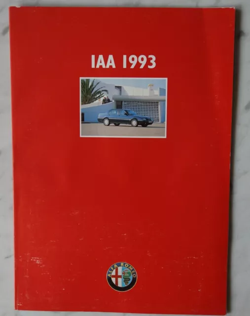 Pressemappe Press Kit Alfa Romeo IAA 1993